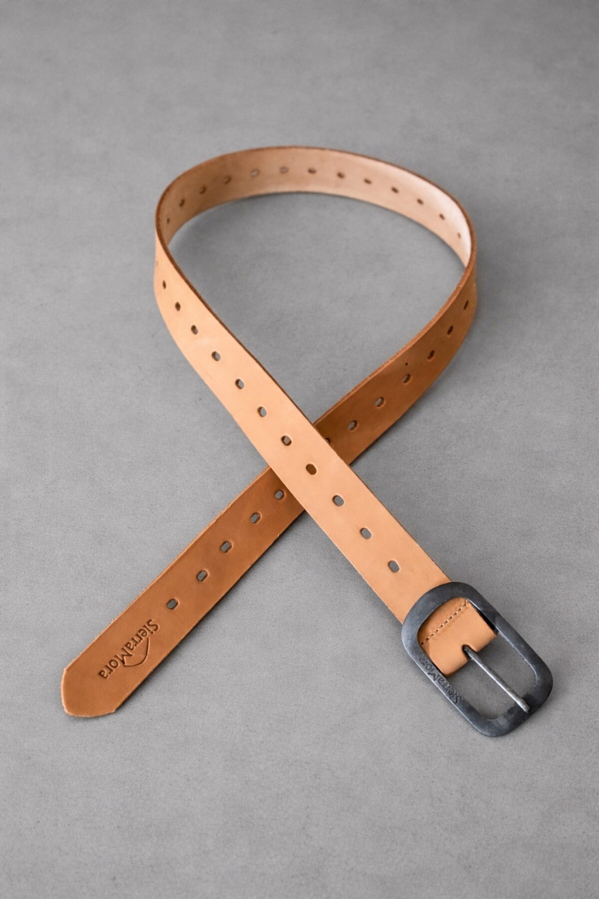 One Hole Belt Suela / Plateado