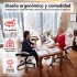 Silla Gamer Ergonomica Escritorio Reclinable Soporta 200kg Imback Blanco con Rosa Silla Gamer Ergonomica Escritorio Reclinable Soporta 200kg Imback Blanco con Rosa