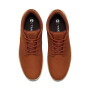 Mid Lace Up Sneaker Rust Nubuck