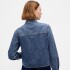 LS CROPPED SHACKET - MED AMET MEDIUM WASH