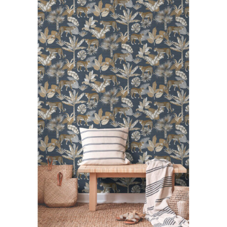 COLECCIÓN JUNGLE FEVER - LEOPARD/BLUE - ORIGEN BELGA - N/A