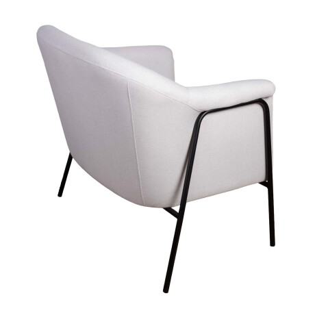 BUTACA TELA-Y-METAL NATURAL-BEIGE LYON NATURAL