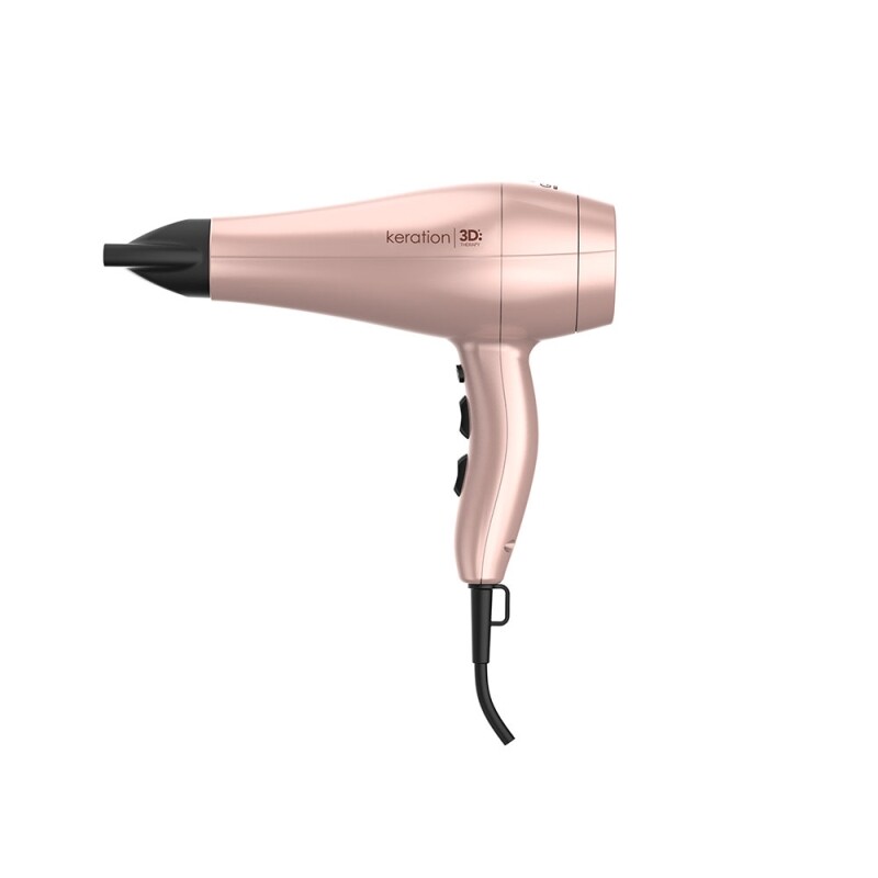 Secador Gama 3d Keration Brilliant Rosado Secador Gama 3d Keration Brilliant Rosado