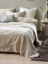 Manta throw KALKLOK 220x240 pelo beige Manta throw KALKLOK 220x240 pelo beige
