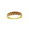Anillo Sin Fin-Oro Bajo-Piedra Rubi-AN8137 conpiedra