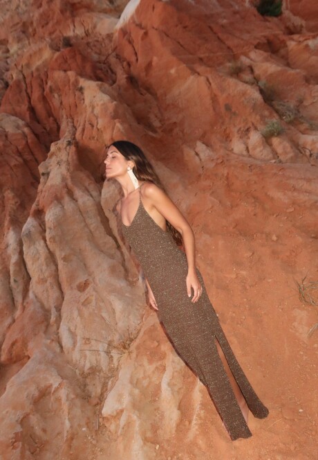 Preorder - Vestido new Zurich SS27 Coffee
