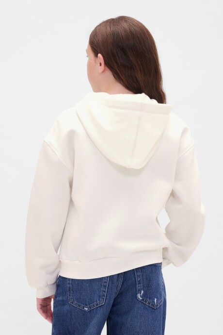 Canguro Con Cierre Niña New Off White