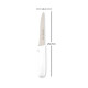 Cuchillo de deshuesar 6'' mango blanco BLANCO