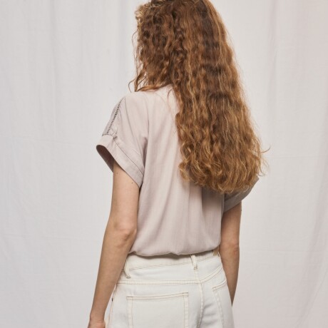 SHORT OMBRA Blanco