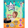 Micrófono karaoke con luces y conexión bluetooth. Rosa