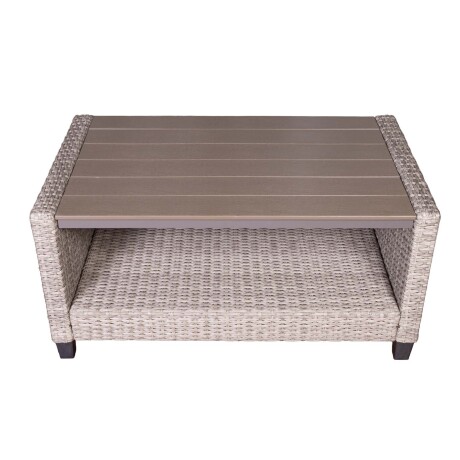 SET DE LIVING EXTERIOR RATTAN-SINTETICO NATURAL-BEIGE COZUMEL