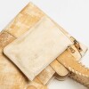 Cartera de mano The Braided en cuero vegetal liso Natural