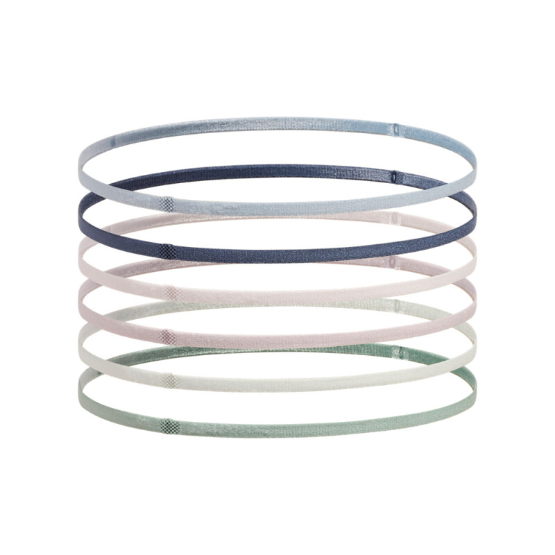 W MINI ELASTIC 6PK-MRN GRN-348