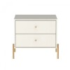 Mesa de Luz Jasper White Gloss