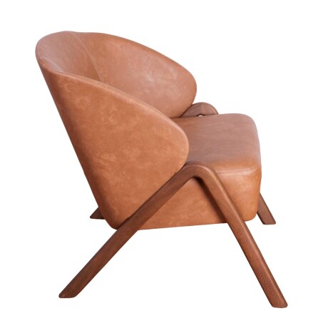 BUTACA PU MARRON ARCO CAMEL