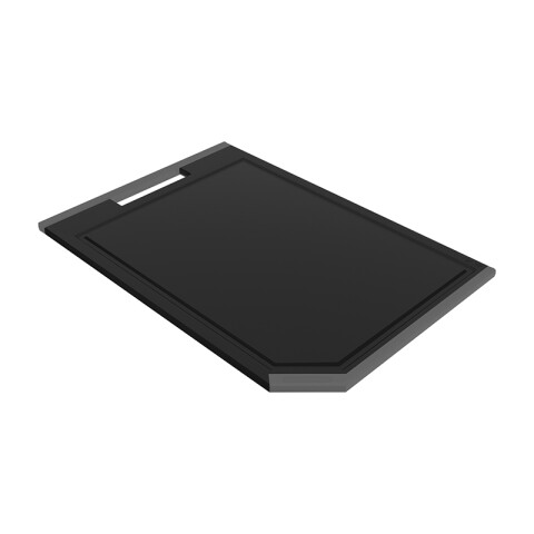 Tabla plastica negra 43x30cm "CHURRASCO" -TRAMONTINA TN9883