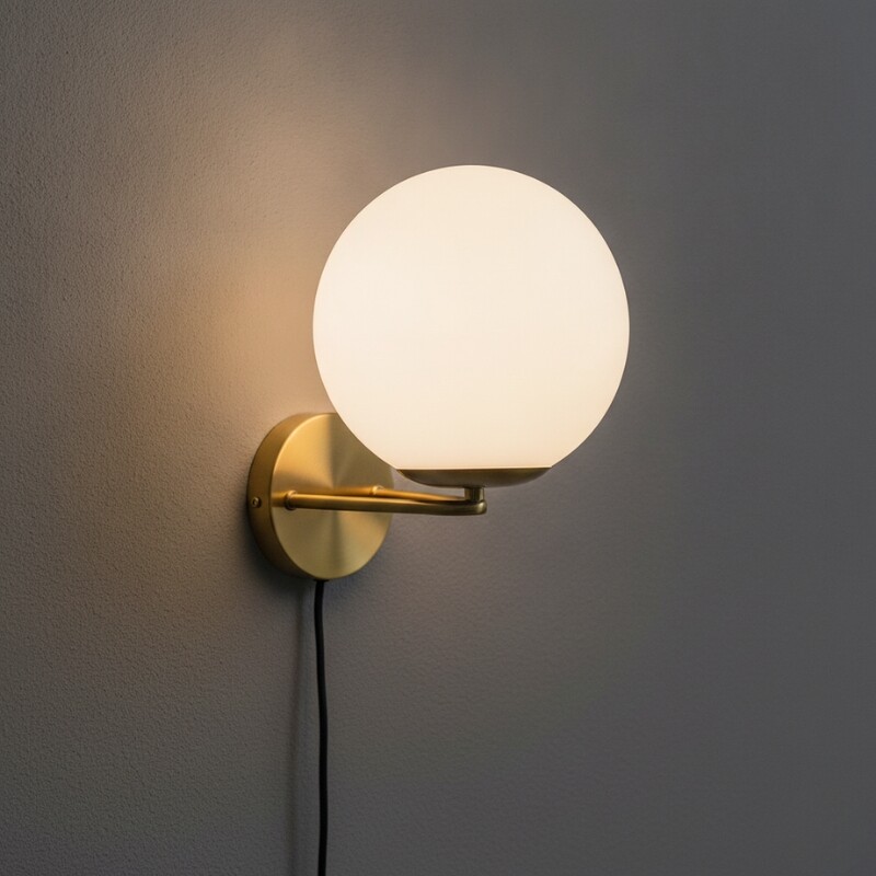 LUMINARIA DE PARED BAKE Luminaria de Pared Bake Dorada