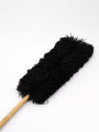 PLUMERO NEGRO CON MANGO DE MADERA NEGRO (V)
