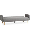 Sofá cama PARADIS 3 cuerpos tela gris claro Sofá cama PARADIS 3 cuerpos tela gris claro