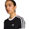 REMERA adidas 3 STRIPE TEE SLIM Black White