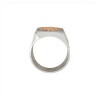 Anillo Profesión Policía -Plata y Oro -Sin Piedra-AP5063 sinpiedra