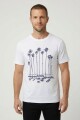 Remera m/c estampada Rambla BLANCO