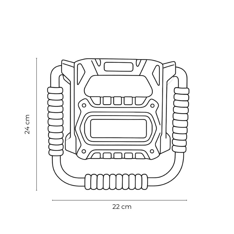 FOCO LED RECARGABLE 15W Foco LED Recargable 15W