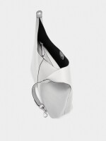 Bolso Liso Estilo Hobo gris