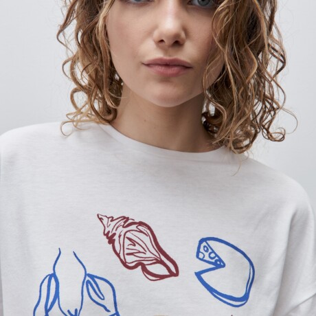 REMERA RENI Blanco