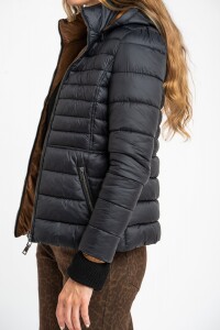 Campera Reversible Negro