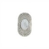 Anillo oval-Plata 925-Piedra Luna-AN3084 conpiedra
