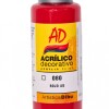 PINTURA ACRILICA ARTISTICA DIBU 60 ML. DIFERENTES COLORES COLOR ROJO AD 080