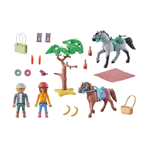 Cabalgata con Picnic Playmobil 43 Piezas U