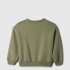 V-OVERSIZED LOGO CREW WALDEN GREEN