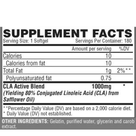 Cla Lipo 6 Quemador Sin Sabor Nutrex 180 Cáps