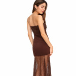 VESTIDO SELENE MARRON