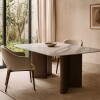Mesa de comedor GINEBRA BLANCO - RECTANGULAR