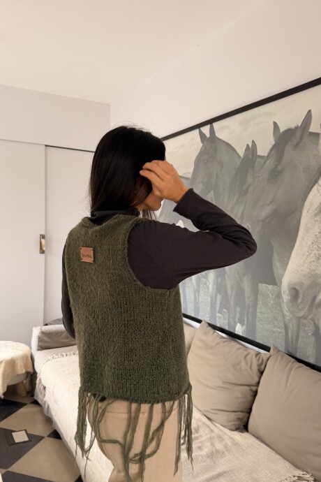 Tejido Vest Verde