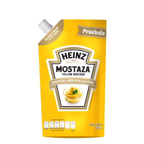 Mostaza Heinz Yellow Mustard Doypack 368GR 001