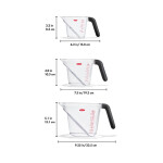 OXO GG JUEGO DE 3 PIEZAS DE TAZA MEDIDORAS EN TRITAN N/A