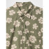 V-SS STANDARD POPLIN GREEN FLORAL
