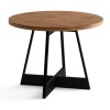 Juego de comedor Mesa Redonda - Lux Atria Negro