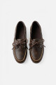Mocasin acordonado chocolate