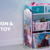 Organizador infantil Frozen de 6 contenedores Delta Children Organizador infantil Frozen de 6 contenedores Delta Children
