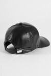 Cap cuero vegano negro