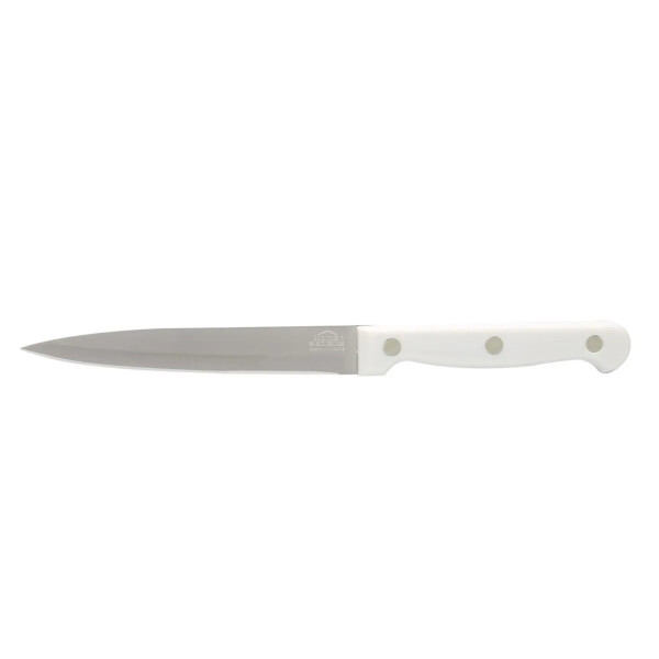 Cuchillo Multiuso 5" Acero Inoxidable Mango Blanco | Home Elements 299891745 Cuchillo Multiuso 5" Acero Inoxidable Mango Blanco | Home Elements 299891745