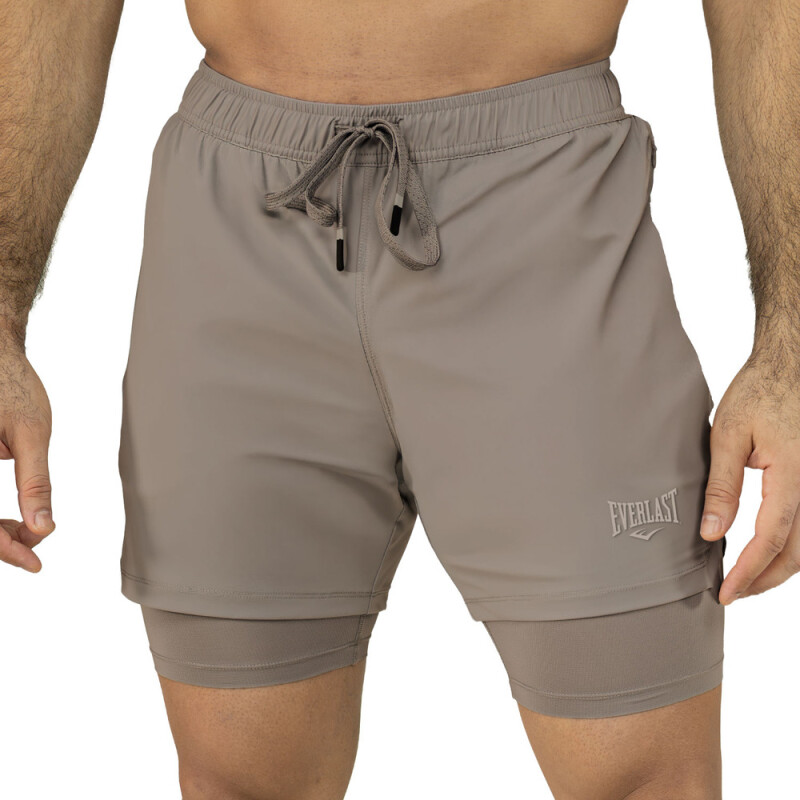 SHORT WAR 2N1 MEN POLY/ELAST EVERLAST DYNAMIC KH M6 KHAKI