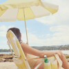 SOMBCOMP Sombrilla De Playa Compacta Sunnylife - Limon Stripe