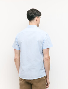 012725 CAMISA COTTON WILL Azul
