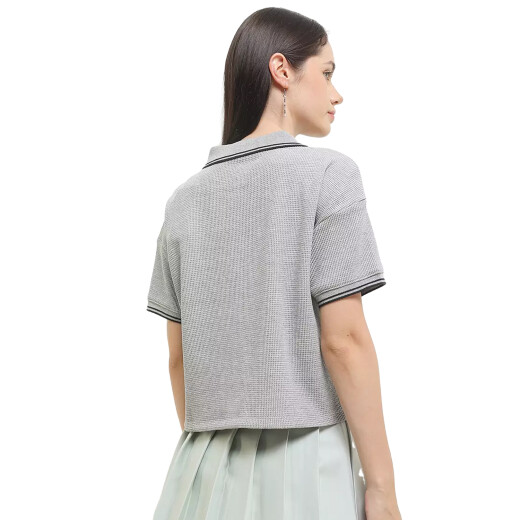 Remera Converse Sporty Waffle Polo - Gris Remera Converse Sporty Waffle Polo - Gris